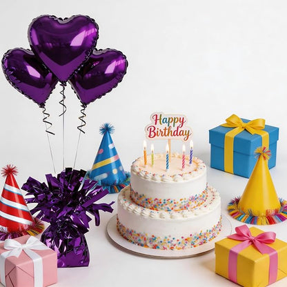 Balloon Weights Dark Purple 6Pcs | Perfect - Image 2