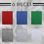 SATINIOR 6 Pcs Spandex Dreadlock Caps, Unisex Elastic Head Wraps for Long Hair, Dread Headbands with Tubes - 6 Deep Colors