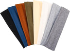 Yoga Sports Headbands for Women,Elastic Stretch Girls Athletic Headbands, Wide Non-Slip Workout Headband, 16 Pack, Multiple Colors