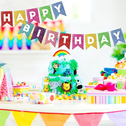 Colorful Happy Birthday Banner Birthday Sign - Image 4