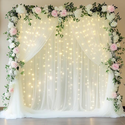 Fomcet Tulle Backdrop Curtains by Fomcet