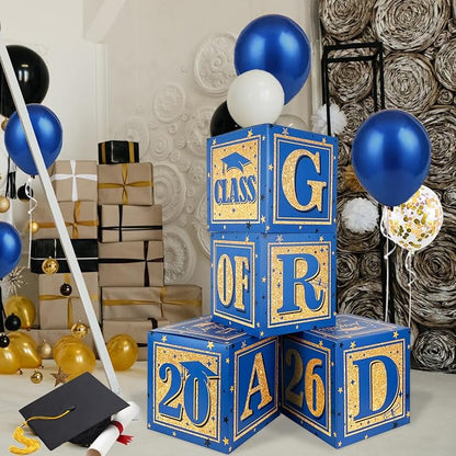 2026 Graduation Decorations Blue Class of 2026 Decorations Royal Blue and Gold by ssailuedecor