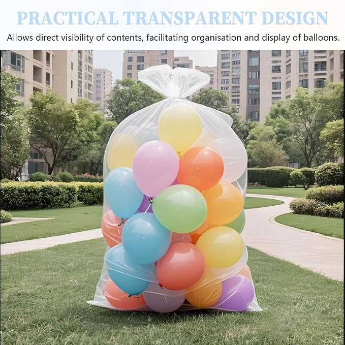 6 Pieces 59" x 98" Large Balloon Bags - Image 4