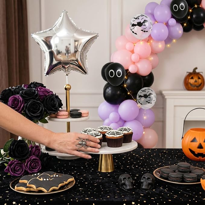 Halloween Balloon Arch Garland Kit, Spooky Party Decorations Background Supplies - Image 8