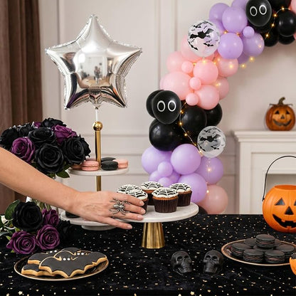 Halloween Balloon Arch Garland Kit, Spooky Party Decorations Background Supplies - Image 8