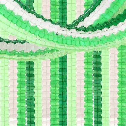 Green-White Party Decorations Streamers Garland - 157Ft Four-Leaf Clover - Image 7