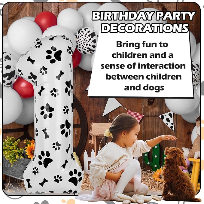 40 Inch Dog Foil Balloons 1st Birthday - Image 5
