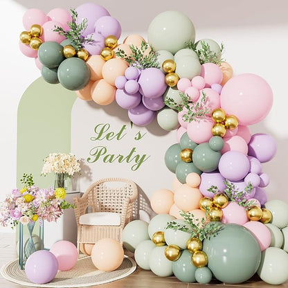 Fairy Balloon Arch Kit, Baby Shower, Spring Garden Tea Party, Wonderland Party by Haolongfa