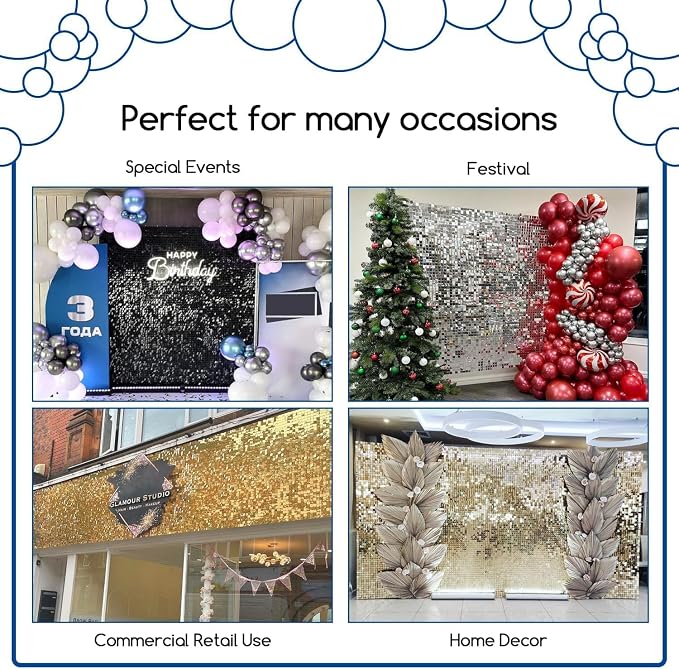 COKAOBE LiteGrid Series Shimmer Wall Backdrop - Image 4