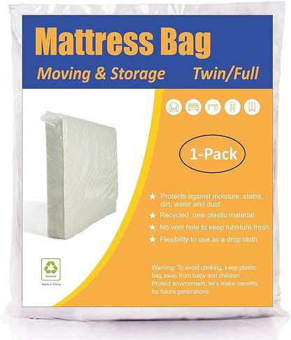 ComfortHome Mattress Bag for Moving and Storage, Twin and Full Size, 1 Pack by ComfortHome