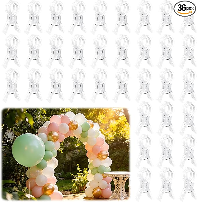 PUGPIU 36 Pack Balloon Arch Clips by Unknown