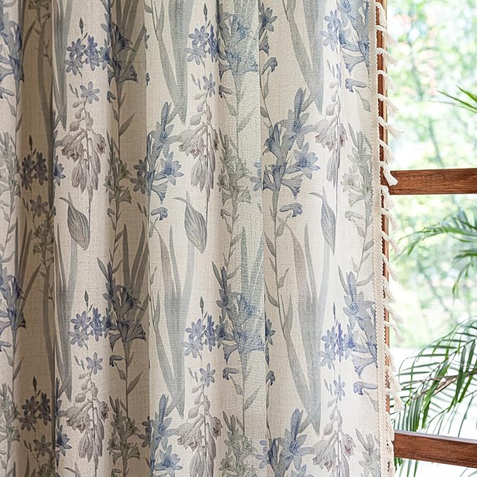 ENJOYBRIDAL Floral 84 Inch Curtains - Image 5