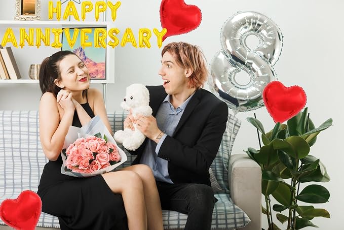 Happy Anniversary Balloon Banner Love Party Decoration - Image 5