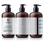 Sphagnum Botanicals Psoriasis Shampoo and Conditioner Set - Peat Mud Therapy for Red & Itchy Scalp with Tea Tree Oil, No Coal Tar. For Both Men and Women. 2 x 13.5 Oz