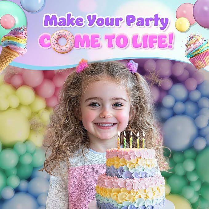ALL-IN-1 Pastel Balloon Arch Kit - Image 7