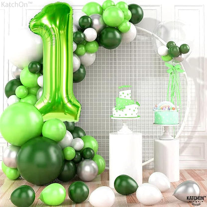 KatchOn Light Green Number 1 Balloon 40 Inch | Mylar Foil Balloon - Image 5