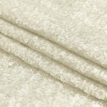 Sugargirl Champagne Sequin Backdrop Curtain 4 Panels 2FTx8FT Glitter Champagne - Image 8