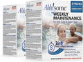 Triple-Action 3-in-1 Weekly Hot Tub Cleaner, Conditioner & Clarifier – Hot Tub Chemicals for Crystal Clear Water – Works on All Hot Tubs & Inflatable Spas – Made in USA – Veteran-Owned (52 Weeks Kit)