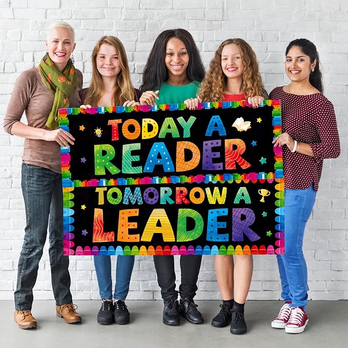 COCHIE Classroom Decorations Reading Banner Poster - Image 7