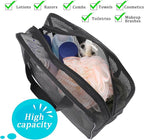 Mozeat Lens Portable Mesh Shower Caddy Bag - Black Dorm Toiletry Organizer Tote Quick-Dry Gym Shower Bag for Travel Camping College Dorm Room Bathroom