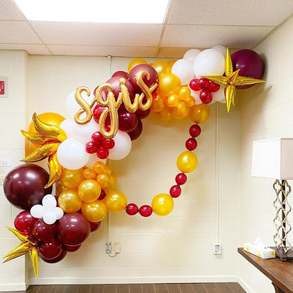 Voircoloria 66pcs Burgundy Maroon Latex Party Balloons, 12inch | - Image 4