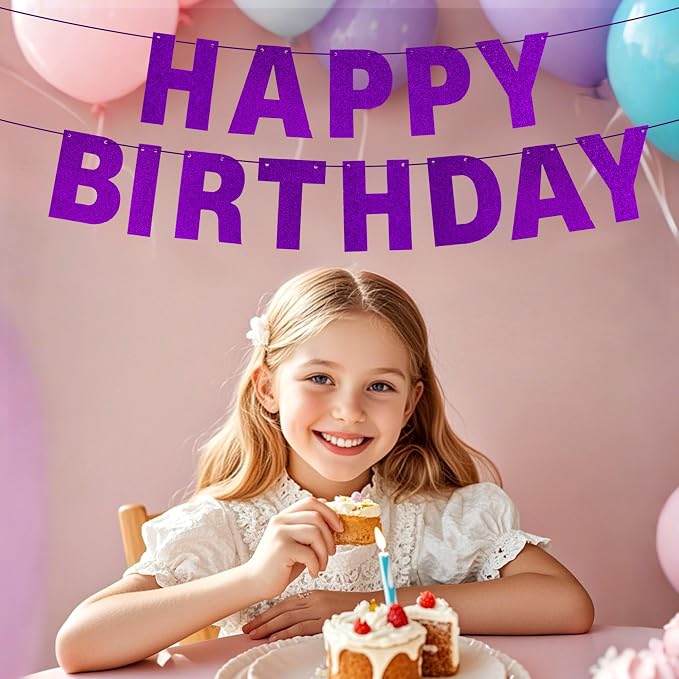 DIY Banner Kit with Letters Glitter Banner Letters Customizable Birthday - Image 7