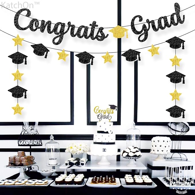 KatchOn Graduation Decorations 2026, 2026 Grad Party Decorations | Glitter - Image 5
