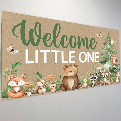 Woodland Banner for Woodland Baby Shower Decorations | Forest Animal Banner - Image 7