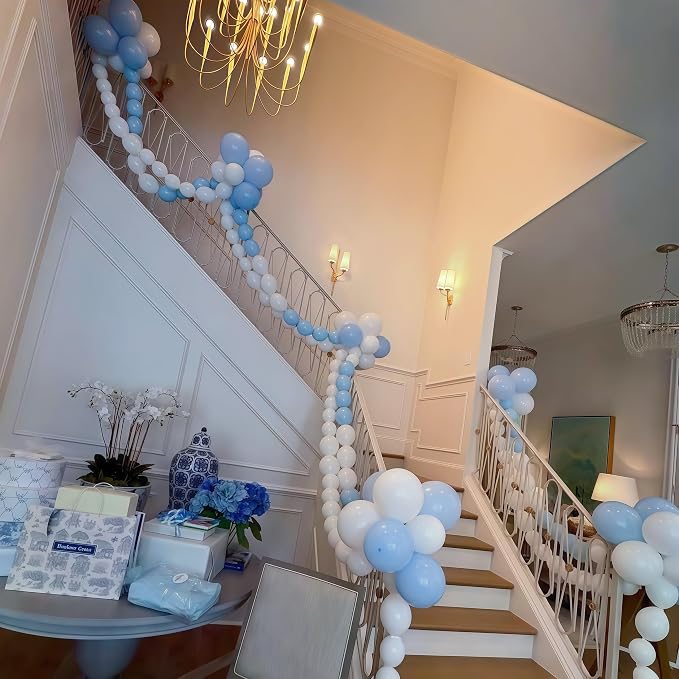 Blue and White Link Balloons, Quick Balloon - Image 7