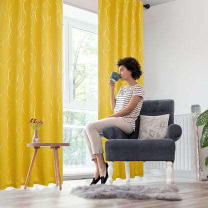 Deconovo Blackout Back Tab Curtains - Image 8