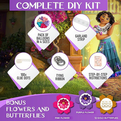 ALL-IN-1 Purple Blue Pink Balloon Arch Kit - Image 2