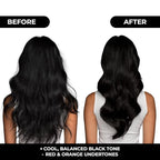 naissant Cool Black Hair Toning Mask | Ultra High-Purity Pigments | Neutralizes Red & Orange Undertones | Hyaluronic Acid, Collagen & Biotin | Paraben, Ammonia & Sulfate Free | 10.1 Fl. Oz