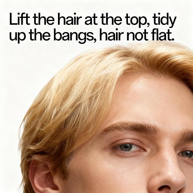 ApexFlow Men's Short Hair Instant Volume Cream-Gentle Formula, Effective, Eco-Friendly Refill Design, Easy styling,Non-Greasy,Volumizing & Texturizing, for Men with Short Hair (Large 1pcs)