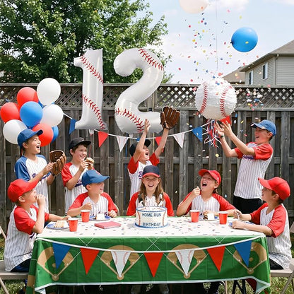 Jenaai Baseball Number 12 Balloons 40 Inch Baseball Theme Birthday Party - Image 4