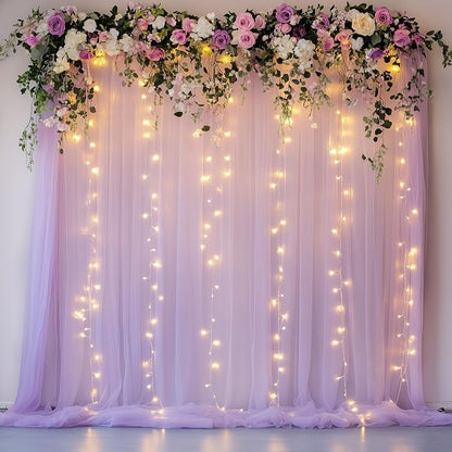 Fomcet Tulle Backdrop Curtains by Fomcet