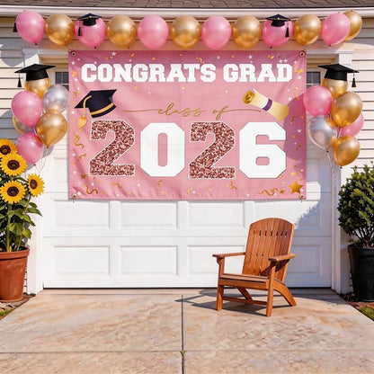 Class of 2026 Graduation Banner 47x67" - Image 2