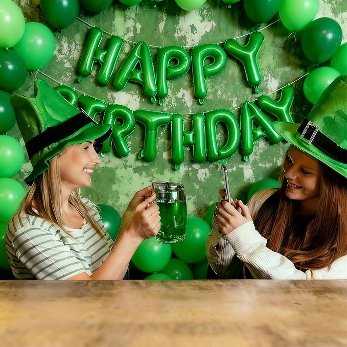 Happy Birthday Balloon Banner Set -16 Inch Foil Letters Balloons, Reusable - Image 5