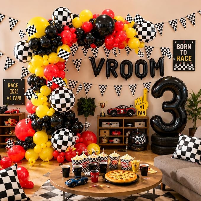 Race Car Balloons Arch Kit - Image 3