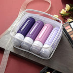 16 Pack Travel Bottles for Toiletries, Leakproof Travel Containers for Toiletries, TSA Approved Silicone Travel Accessories Squeezable Refillable 3oz for Shampoo Conditioner Lotion