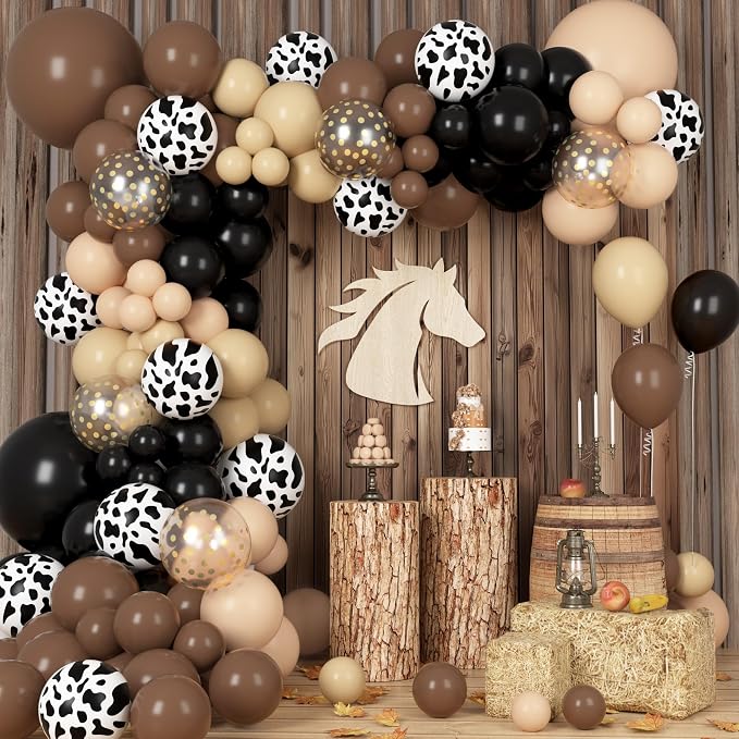 170Pcs Western Cowboy Balloon Garland Arch Kit by OuddyParty