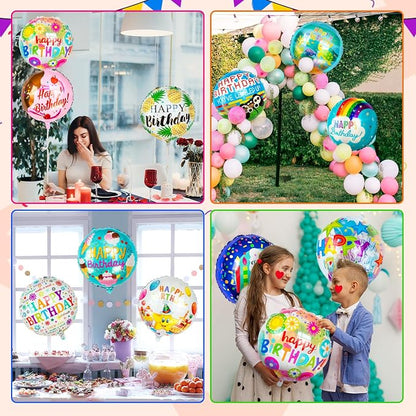150 Pcs Happy Birthday Mylar Balloons - Image 7