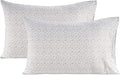 Lane Linen 100% Organic Cotton King Size Pillow Cases Set of 2 (20''x36'') Pillow Cases King Size, Organic Cotton Pillowcases, King Pillowcases Set of 2 Haze Grey