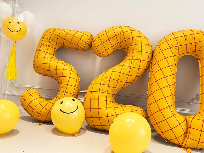 40" Matte Yellow Balloons Toy Inspired Story Theme party Supplies Digital 5 | - Image 5