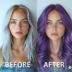 Purple Temporary Hair Color Spray for Women Men & kids, 1-Day Washable Hair Spray, Fun Bright Shade for Cosplay, Halloween, DIY Hair Looks, Festivals & Parties