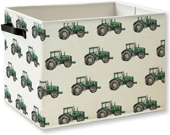 Tractor Truck Boys Nursery Storage Basket by KSDUT