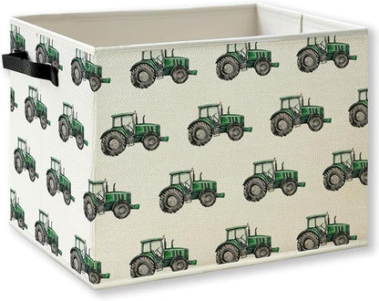 Tractor Truck Boys Nursery Storage Basket by KSDUT
