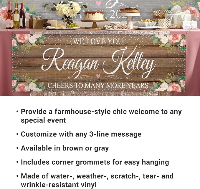 Let's Make Memories Personalized Celebration Banner - Image 3
