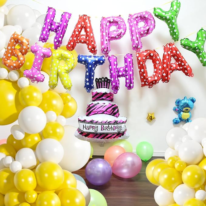 110pcs Yellow and White Balloons Garland Arch Kit, 18/12/10/5 Inch Balloons | - Image 3