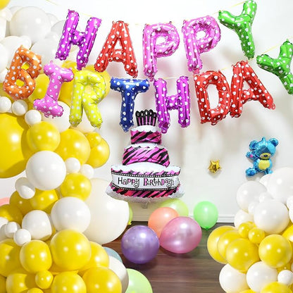 110pcs Yellow and White Balloons Garland Arch Kit, 18/12/10/5 Inch Balloons | - Image 3