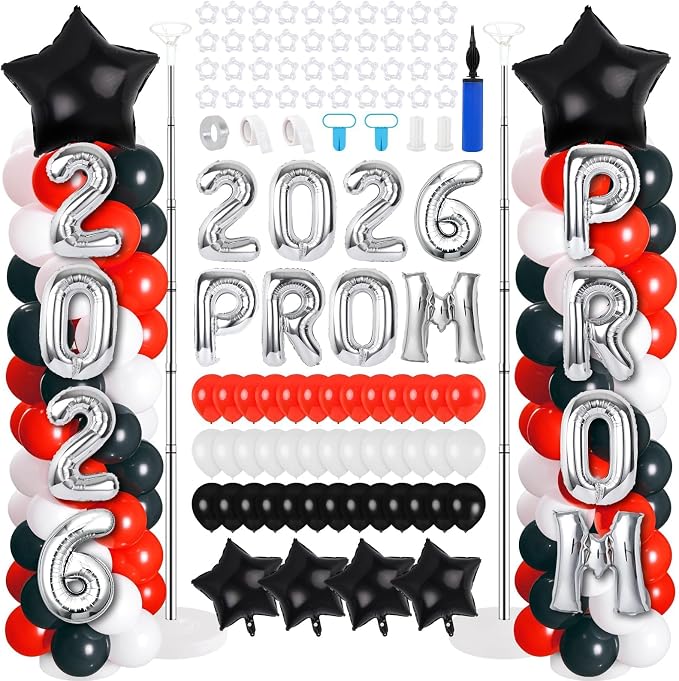 2 Sets Graduation Balloon Column Stand Kit by Unknown